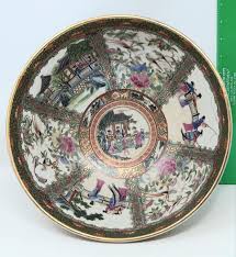 Bowl, Chinese Porcelain Bowl, Famille Rose Geisha Design ...
