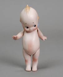 Darling All Bisque Winged Kewpie — Carmel Doll Shop