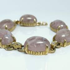 Vintage Coro Clover Brooch Pin With Red Rhinestones - Etsy