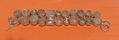 Sweet Rose Quartz 3Handmade Big Bracelet Jewelry Big Sale | eBay