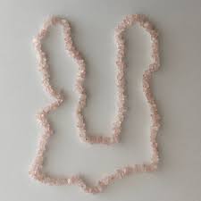Vintage Rose Quartz Nugget Necklace – 35.5” long | eBay