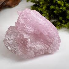 Crystalized Rose Quartz | Frosty, Sheen, Pink | moldavitejewelry.com