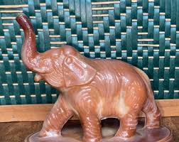 Vintage Mosser Slag Glass Éléphant de Bimbah Cacao | Fabriqué à la main - Etsy France