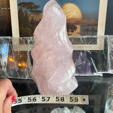 Rose Quartz Flame 3.7lbs | Moon Room Shop and Wellness