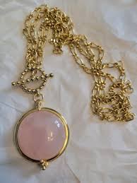 Talbots Multi Chain Goltone Pink Stone 18 Inch Necklace | eBay