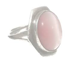Pink Cats Eye Ring Southwest Vintage Sterling Silver Ring Size 6 – SpiritbeadNW