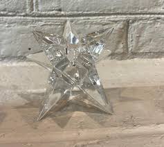 Rosenthal Kosta Sterne 9 Point Star Crystal Candle Holder W ...