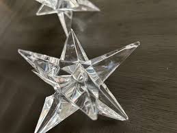 Rosenthal Original Vintage Crystal Glass Star Candle Holders ...