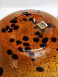 1980s Italian Maestri Vetrai Art Glass Gold Camel & Brown ...