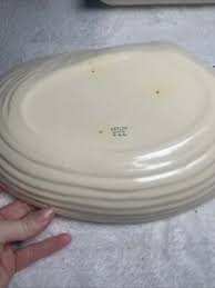 Vintage Metlox Poppy Trail Clam Shell Serving Dish Green ...