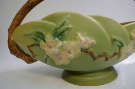 Roseville Pottery Apple Blossom Pattern 310-10" | eBay