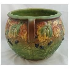 Roseville Blackberry Jardiniere for Pedestal 623-8 Original ...
