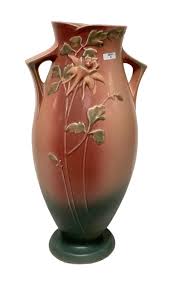 Sold at Auction: Roseville Pottery “Columbine” Vase