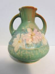 Roseville Green Cosmos Vase #944-4" (R30) | eBay