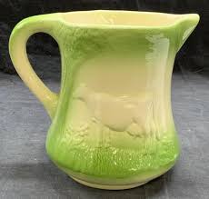 Sold at Auction: Antique Ironstone Cow Milk Pitcher, England 1890