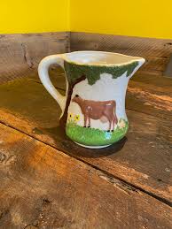 Roseville Cow Pitcher - Etsy