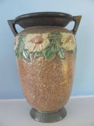 Roseville Dahlrose 12" Vase - Etsy