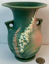 Sold at Auction: Vintage 1942 Roseville Pottery Foxglove ...