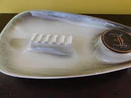 VTG Mid Century Mod Ashtray Roseville Hyde Park Style Meteor Monogram Letter - Etsy