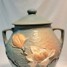 SALE!! Roseville Blue Magnolia Cookie Jar - C1943 - One Chip ...
