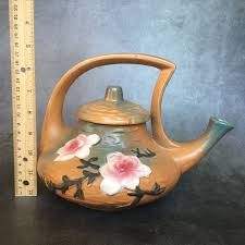 Art Pottery Floral Magnolia Teapot With Lid 5" - Etsy