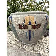 Roseville Art Pottery Jardiniere Mostique Antique Vintage ...