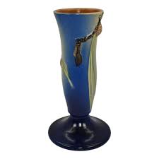 Roseville Pine Cone Blue 1935 Vintage Art Pottery Ceramic ...