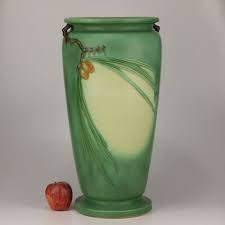 Roseville Vintage Pottery Pine Cone Umbrella Stand, Shape 777-20, Green | eBay