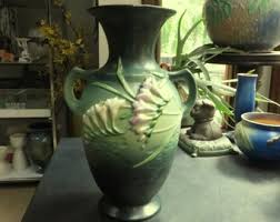 Buy Vintage Large 12" Roseville Freesia Floral Flower 127-12 ...