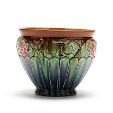 Art Nouveau Majolica Jardiniere (Lot 176 - The August Gallery AuctionAug 5, 2017, 10:00am)