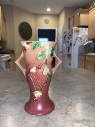 Vintage Roseville Pottery Snowberry Vase | eBay