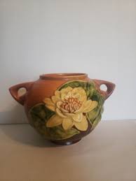 Roseville Pottery Decorative Vase, Water Lily 437-6 | eBay