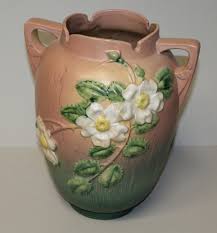 Bargain John's Antiques | Antique Roseville Pottery White ...