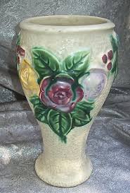 Early Antique EOSEVILLE Pottery 1917 Colorful ROZANE Pattern 8" Tall VASE - Etsy