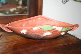 Vintage Roseville Brown Snowberry Bowl 1BL1-10 | eBay