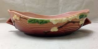 VINTAGE ROSEVILLE SNOWBERRY BOWL 1BL-8 | eBay