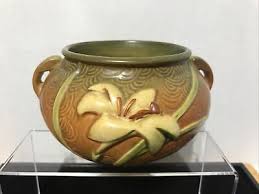 Roseville Pottery - Zephyr Lily - Bowl 671-4 | eBay