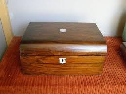 Antique Victorian Rosewood Lapdesk or Writing Slope w/ Mother of Pearl inlays | eBay