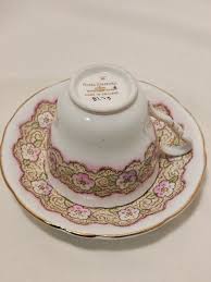 Vintage Royal Stafford Bone China Teacups & Saucers Set With Gilt Trim - English Collection Decor - Etsy