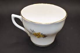Rosina Yellow Rose Bone China Teacup Made in England | eBay