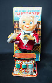 Vintage Tin Litho Mechanical Toys, Including 1960s Charlie ...