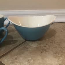 Vintage Mid-Century Modern Sky Blue Coffee Set- 8 Pieces ...