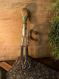 Primitive Old Antique Cream and Green Egg Beater Farmhouse Early Rustic Cottage Chic - Etsy