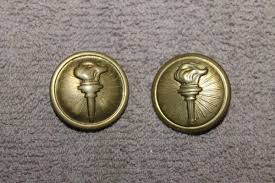 Two Original WW2 U.S. Army R.O.T.C. Uniform Collar Insignia Discs | eBay