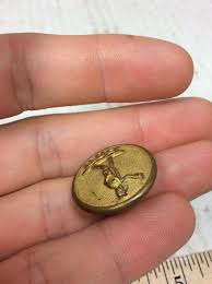 ANTIQUE POST OFFICE DEPARTMENT POD BRASS 7/8" UNIFORM BUTTON SUPERIOR QUALITY | eBay