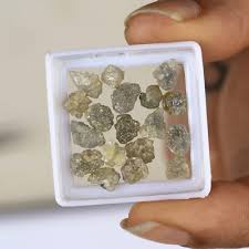 Natural Rough Diamond Loose Yellow Raw Diamond 5-7 MM 1.0 CT ...