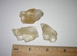 3 SMALL RARE 1"- 1.5" NATURAL ROUGH GOLDEN PETALITE CRYSTALS ...