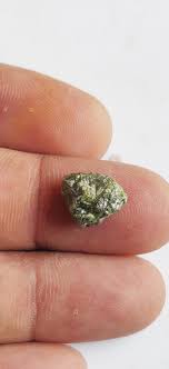 5.38 Ct Raw Green Diamond: Uncut Rough Diamond for Jewelry ...
