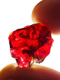 24 Ct Large Raw Natural Garnet Stone 100% Natural Red Garnet ...