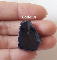 Large Raw Blue Sapphire Crystal: September Birthstone, Rough ...